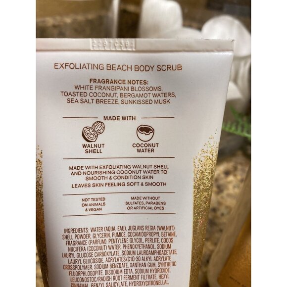 “Bath & Body Works “At the Beach” Body Scrub & Lotion-NEW - Picture 3 of 8